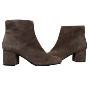 Marc Fisher Tan Suede Ankle Boots Size 10